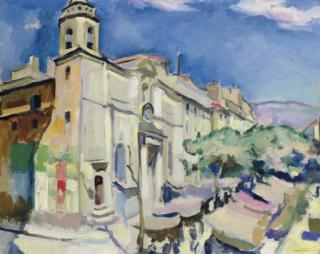 Charles Camoin - Le Place du Marché, Toulon