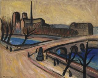 Charles Camoin - Le Pont De L\'Archevêche Et Le Chevet De Nôtre-Dame