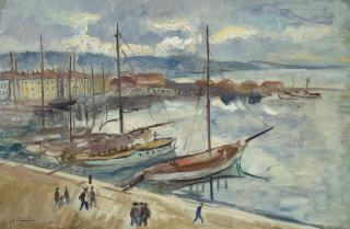 Charles Camoin - Le Port de Saint-Tropez après l\'orage