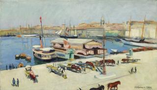 Charles Camoin - Le Vieux Port Aux Charettes