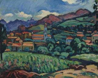 Charles Camoin - L\'Église De Piana En Corse