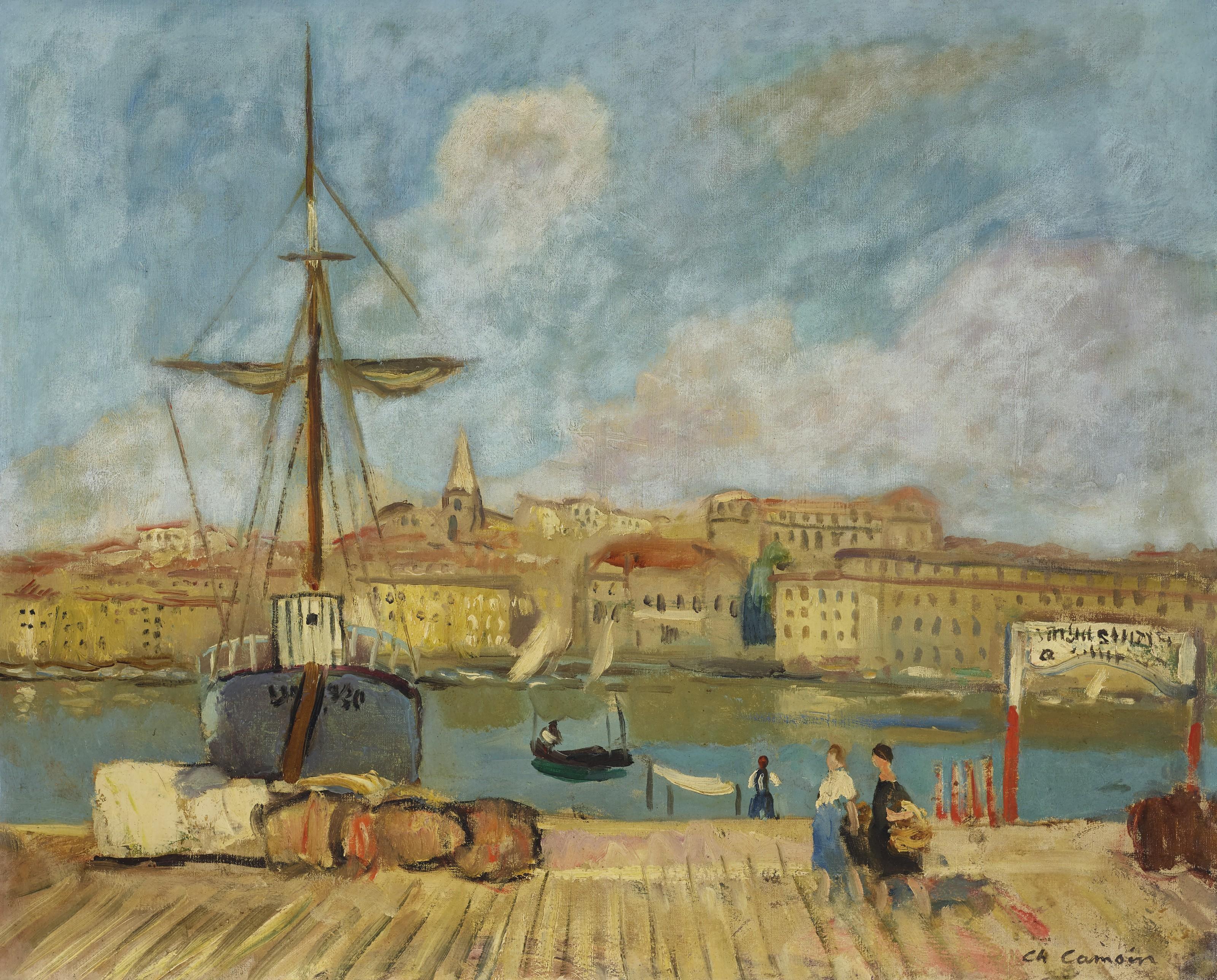 Charles Camoin - L\'Embarcadère du ferry-boat à Marseille