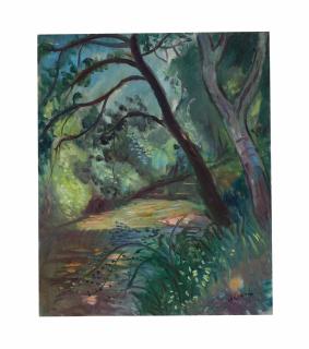 Charles Camoin - Les arbres au bord du lac