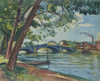 Charles Camoin - Les berges de la Seine à Suresnes