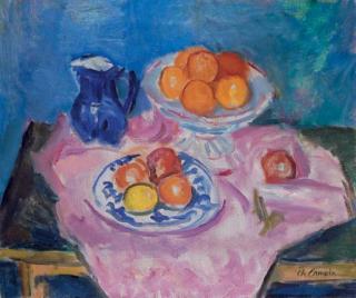 Charles Camoin - Nature morte aux fruits et au pichet