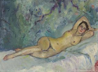 Charles Camoin - Nu allongée