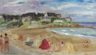 Charles Camoin - Plage de Trestraou en Bretagne