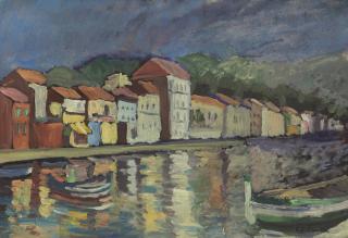 Charles Camoin - Quai du port de Cassis