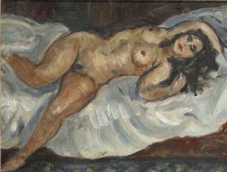 Charles Camoin - Reclining nude
