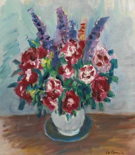 Charles Camoin - Roses Et Pieds D\'Alouette