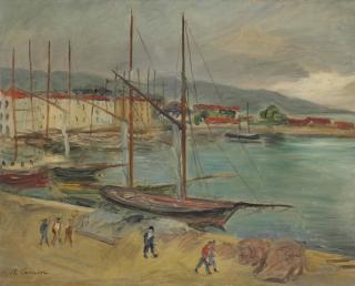 Charles Camoin - Saint-Tropez, La tartane aux deux mâts