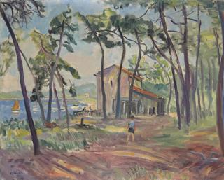 Charles Camoin - Saint-Tropez, Le Cabanon Truchi Aux Canobiers