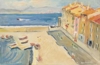 Charles Camoin - Un coin de Saint Tropez
