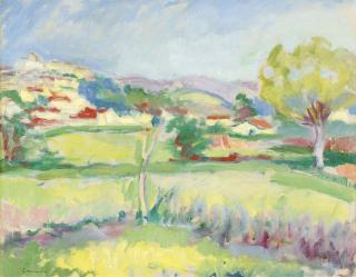 Charles Camoin - Vue De Cagnes