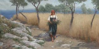 Charles Caryl Coleman - Summer Flowers, Capri