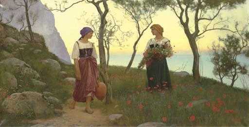 Charles Caryl Coleman - Twilight And Poppies