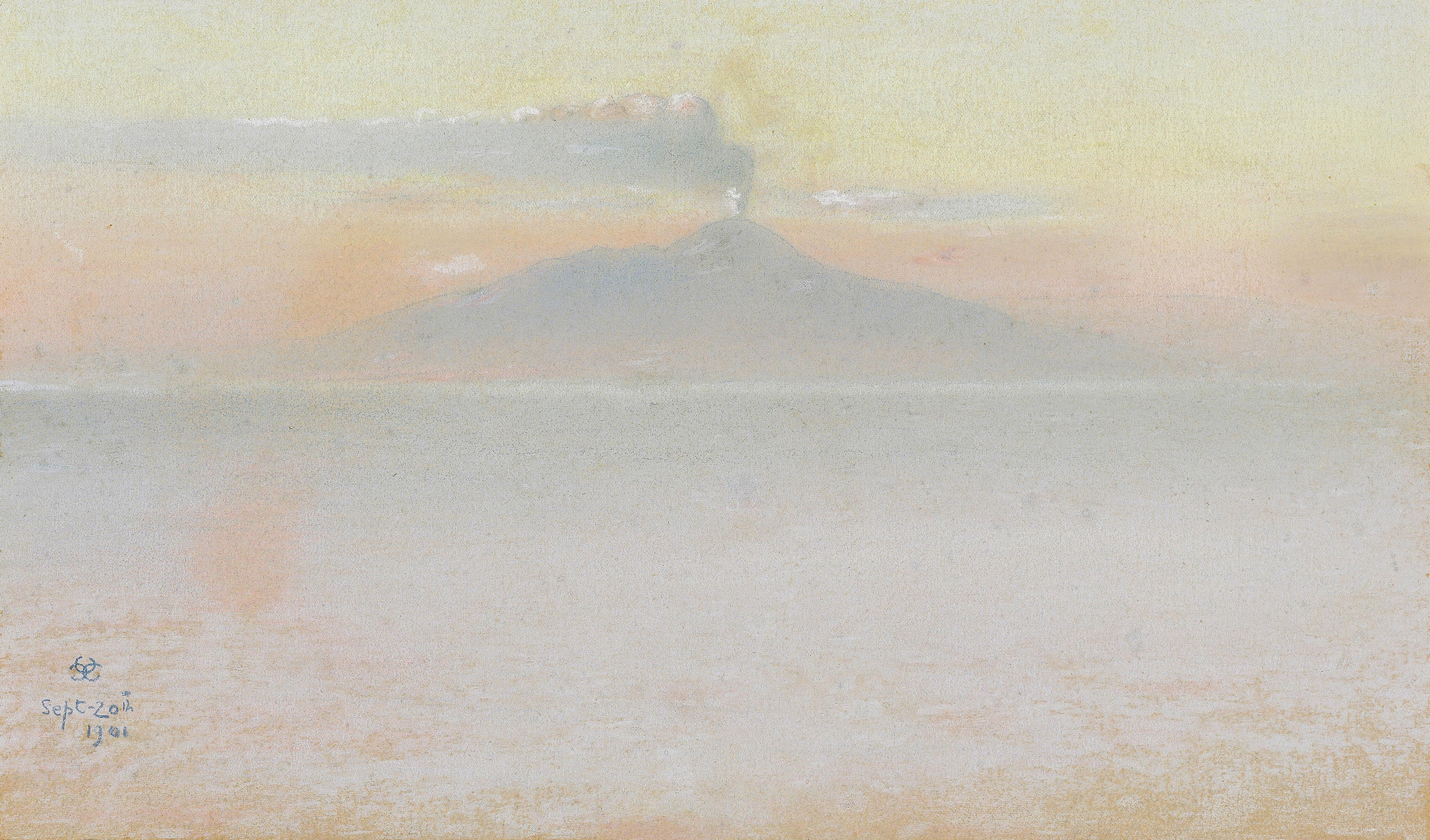 Charles Caryl Coleman - View of Mount Vesuvius