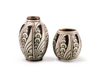 Charles Catteau - Pair Of Vases, Circa 1925