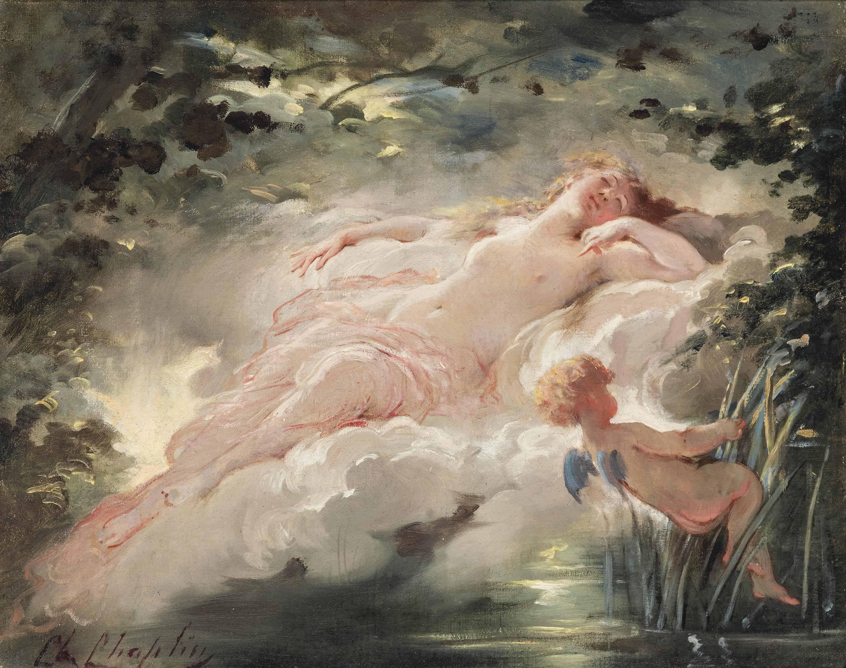 Charles Chaplin - Venus and Cupid