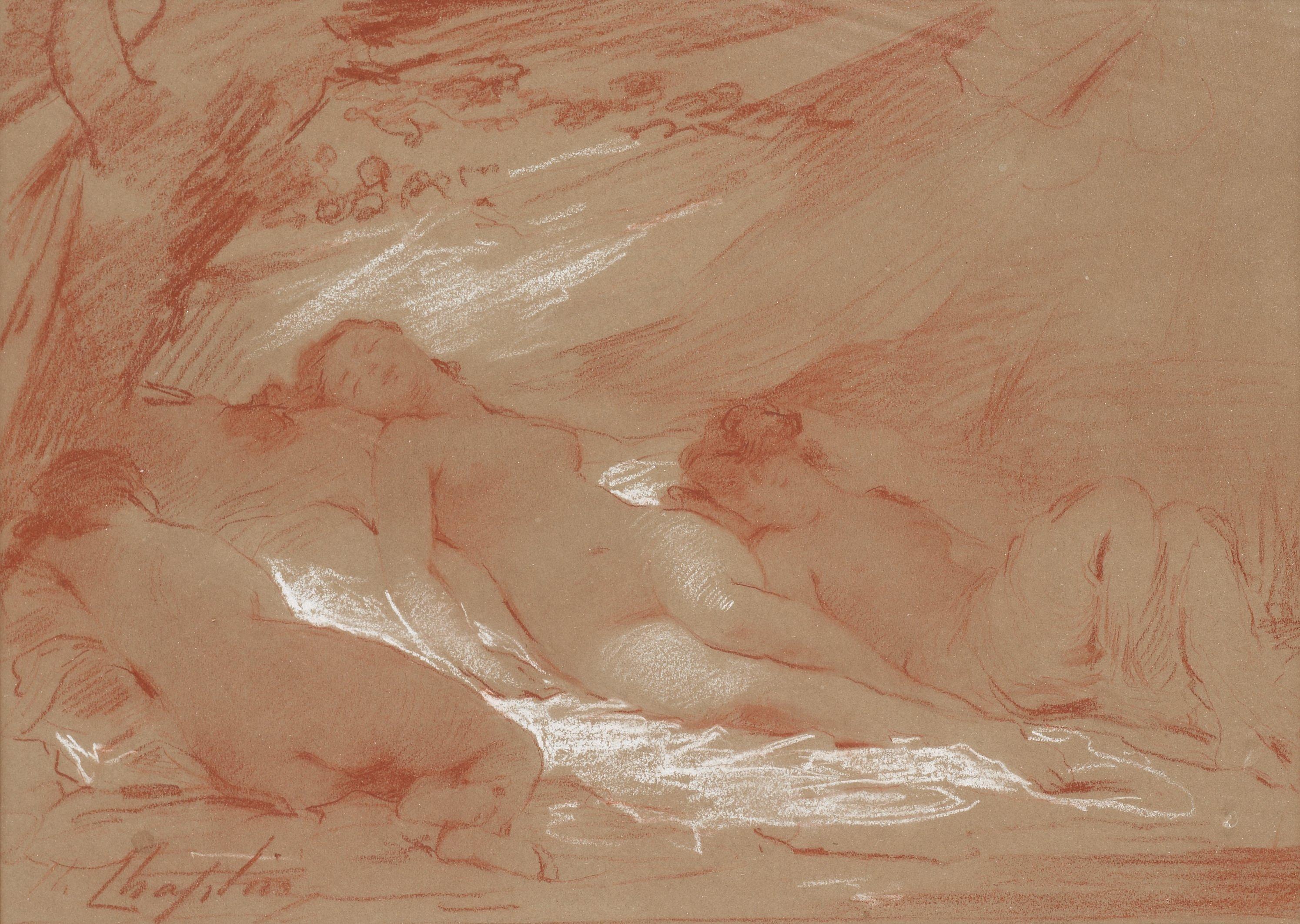 Charles Chaplin - Women in landscape