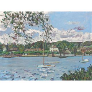 Charles Chinet - Vue De Rolle View Of Rolle