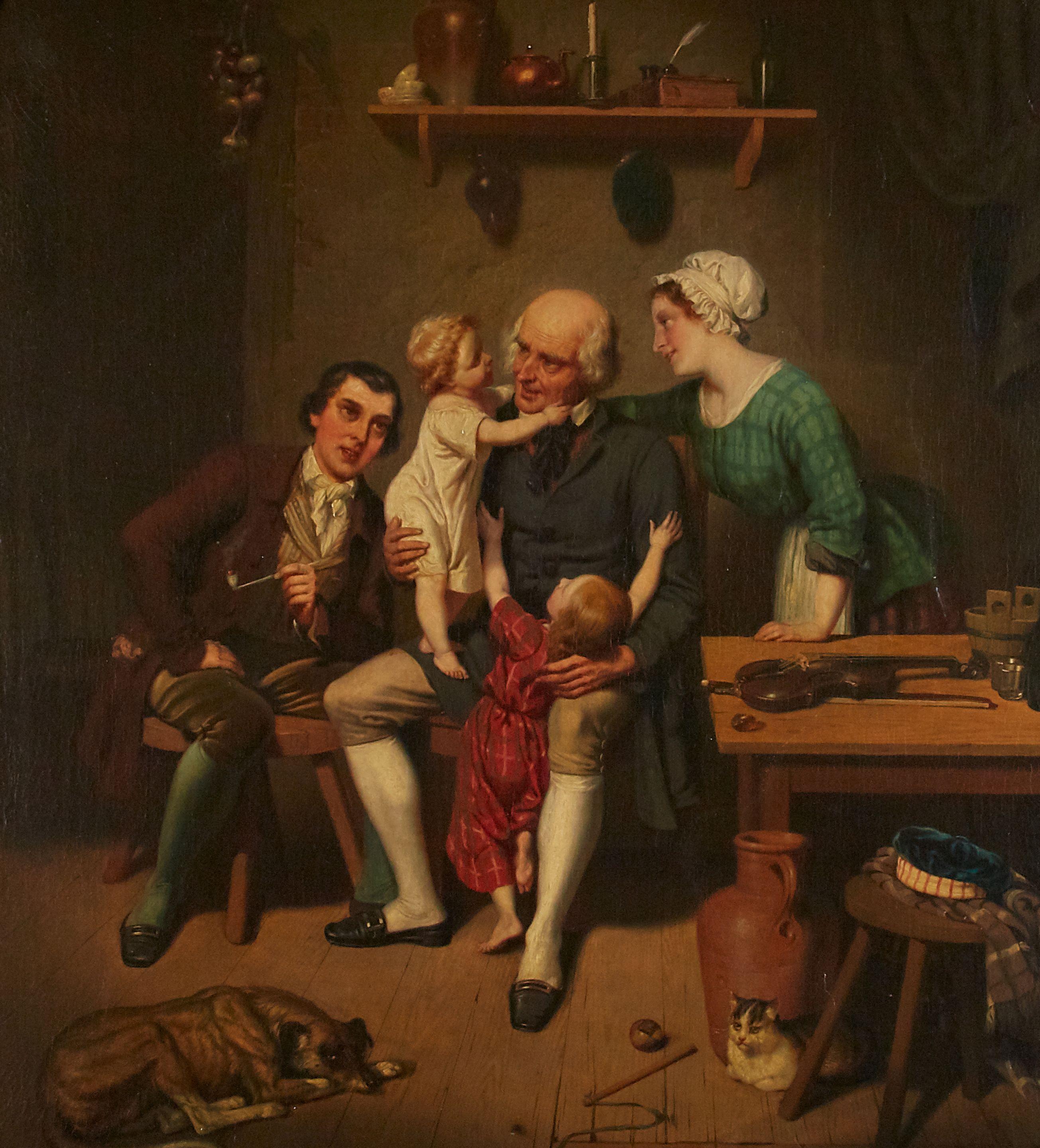 Charles Christian Nahl - Visit to Grandpa