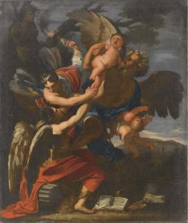 Charles-Claude Dauphin - Allegoria Del Tempo; E Minerva Vincitrice