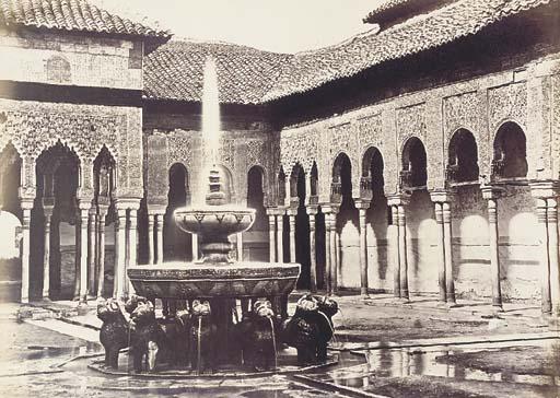 Charles Clifford - La Alhambra, Patio de los Leones, 1854