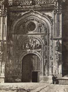 Charles Clifford - Salamanca, Catedral, Puerta Norte, Vers 1858Albumen Print, Flush-Mounted To Original Card. With The Photographer\'S Blindstamp. Annotated In Pencil In The Lower Margin By An Unknown Hand. Mounted And Framed.