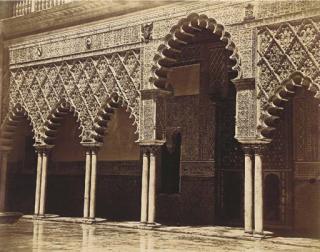 Charles Clifford - Séville, Alcazar Royal Patio Principal