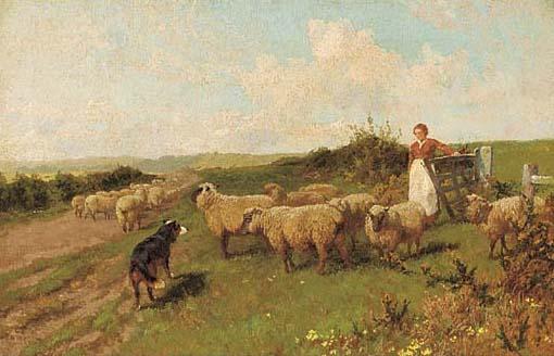 Charles Collins, R.B.A. - To pastures new