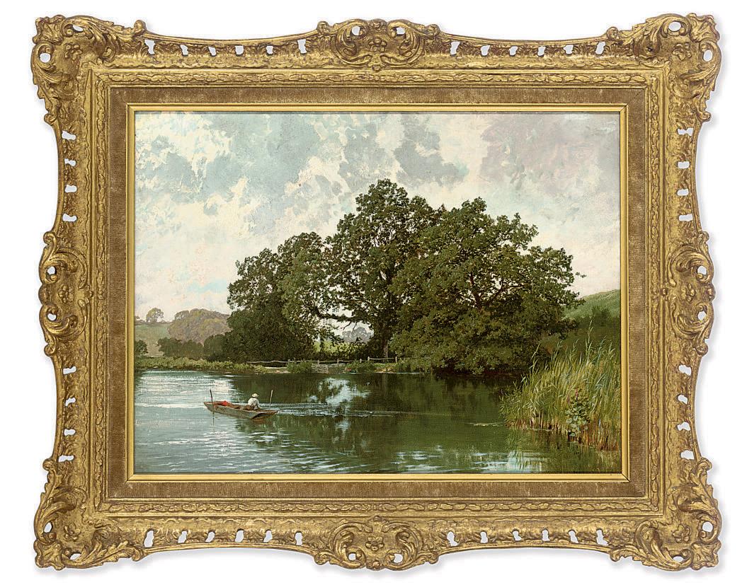 Charles Collins - Paddington Mill Pond, near Abinger, Surrey