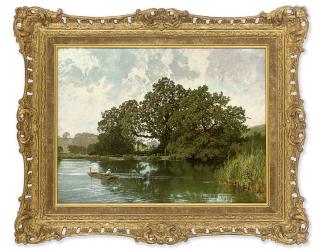 Charles Collins - Paddington Mill Pond, near Abinger, Surrey