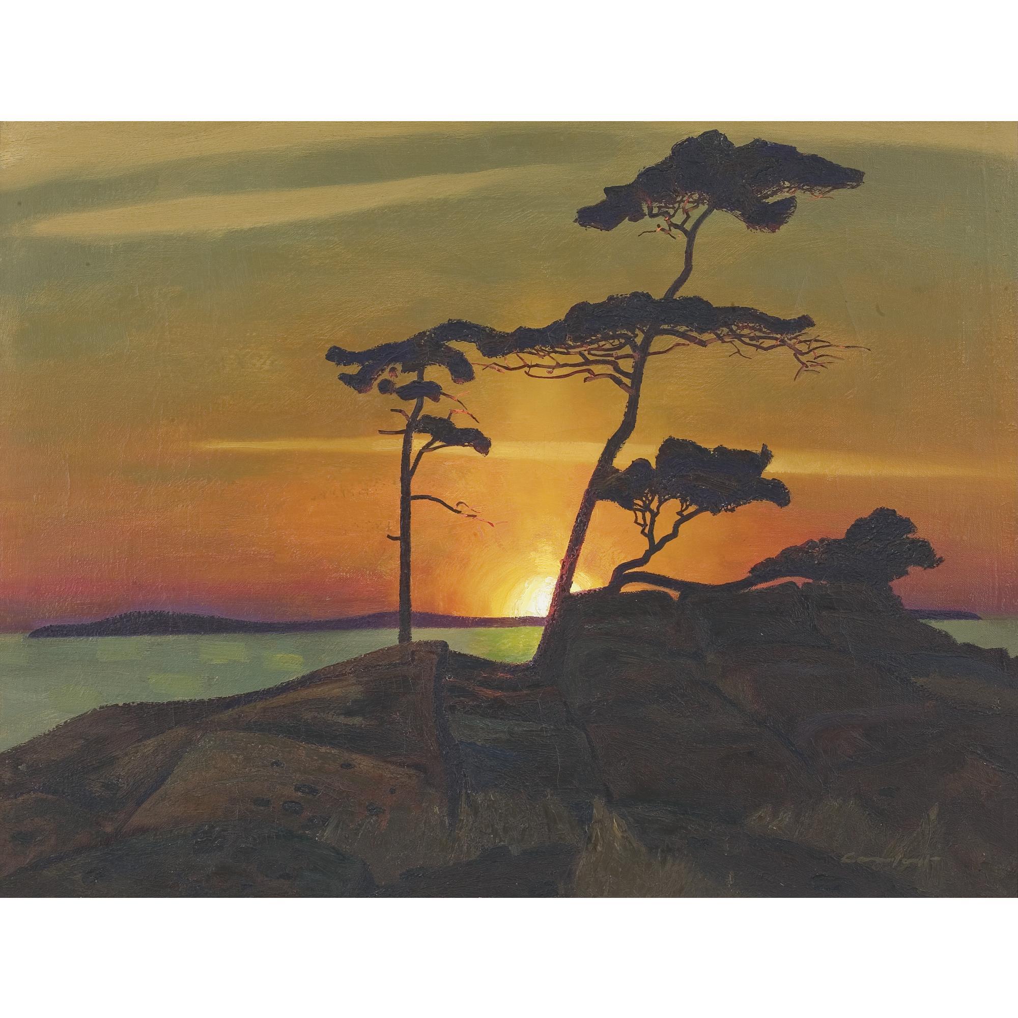 Charles Comfort - August Sunrise, Georgian Bay
