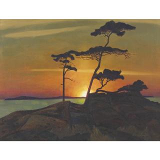 Charles Comfort - August Sunrise, Georgian Bay