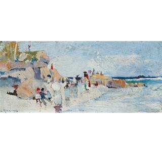 Charles Conder - British Centennial Choir At Sorrento