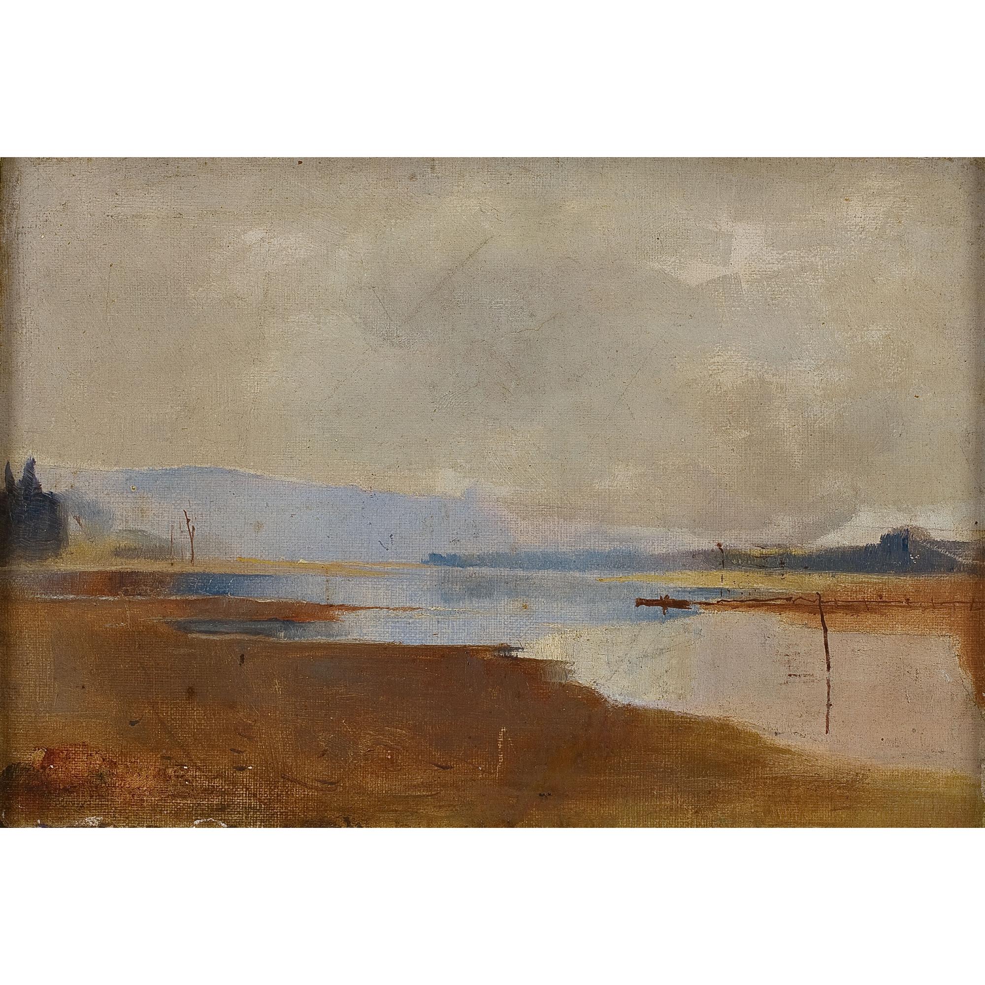 Charles Conder - British River Landscape