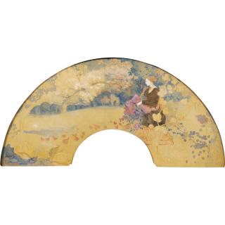 Charles Conder - La Balade Des Dames Du Temps Jadis ; Jeune Fille Rêveuse
