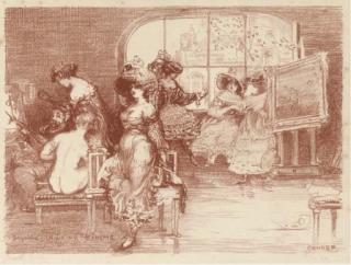 Charles Conder - La Vie de Bohéme, from The Carnival Set