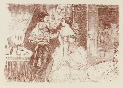 Charles Conder - Seven plates, from The carnival set