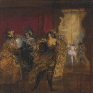 Charles Conder - The Peacock Lady