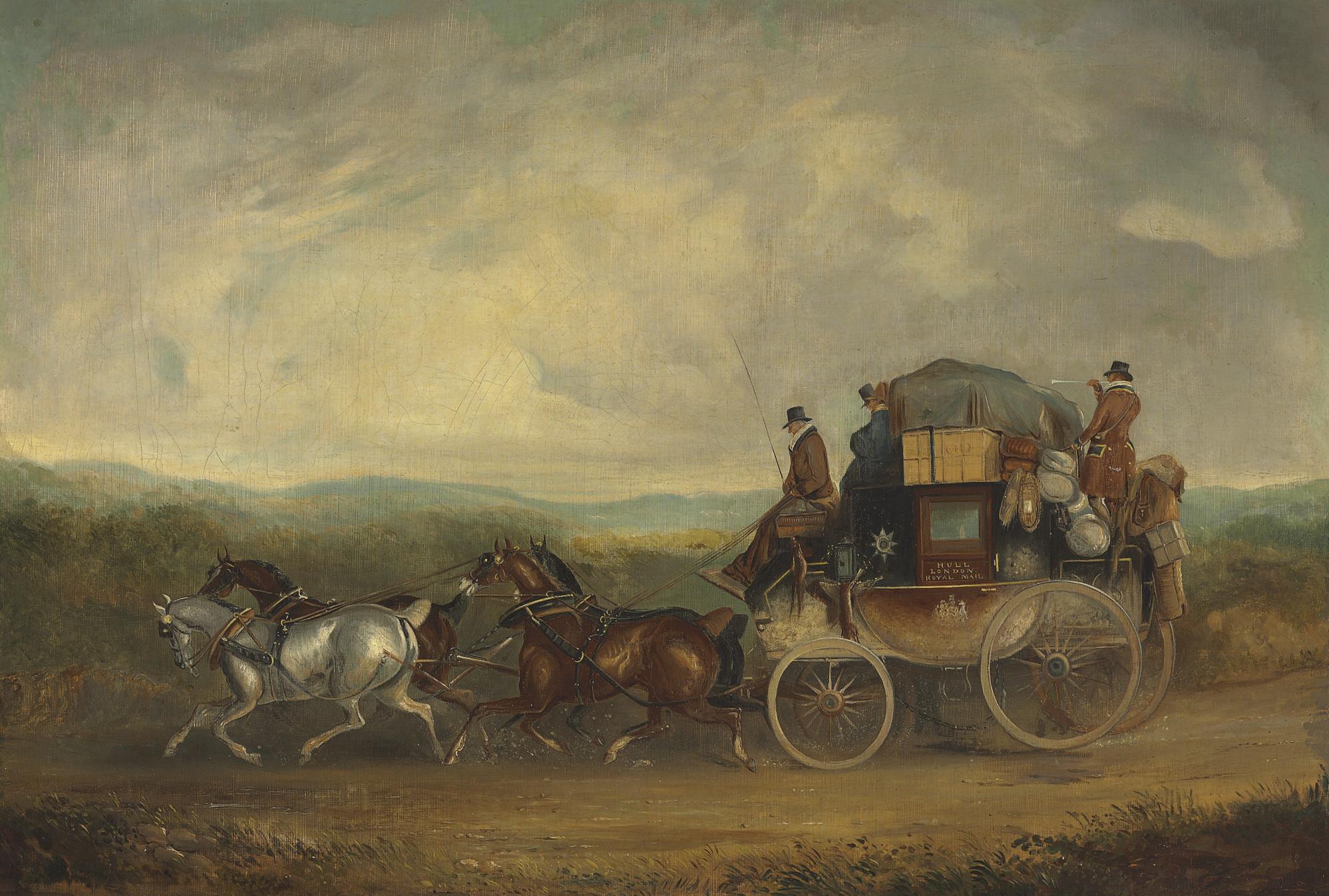 Charles Cooper Henderson - The Hull to London Royal Mail Coach