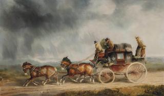 Charles Cooper Henderson - The London mail coach