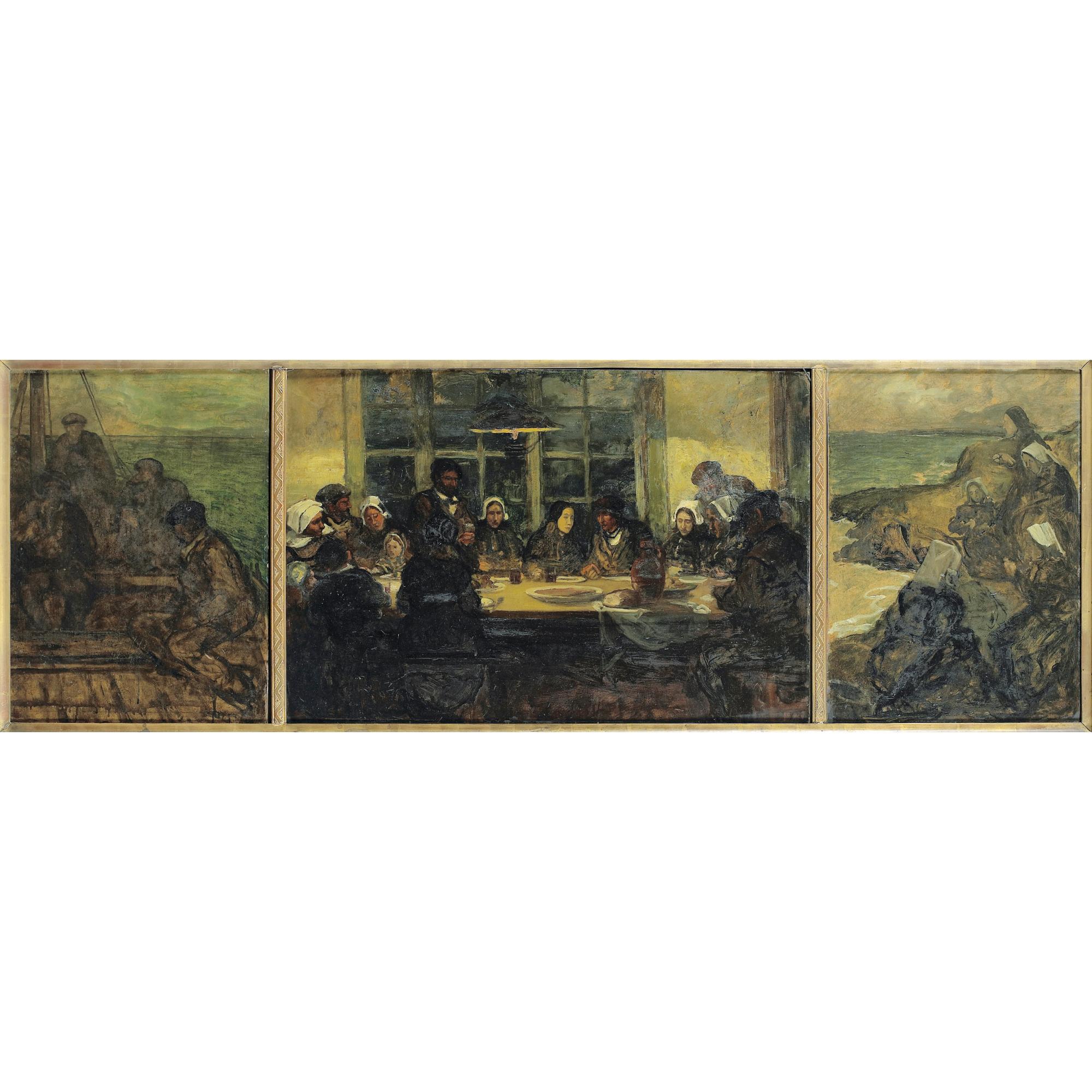 Charles Cottet - Triptyque Du Pays De La Mer