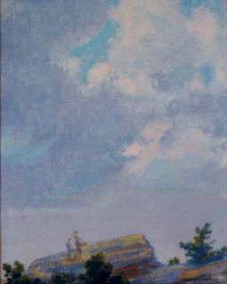 Charles Courtney Curran - Clouds forming before a shower
