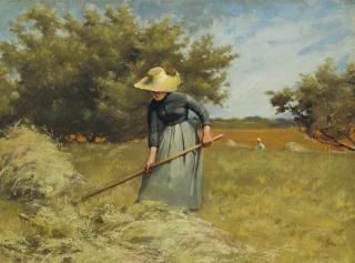 Charles Courtney Curran - Haytime