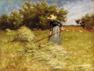 Charles Courtney Curran - Haytime