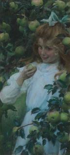 Charles Courtney Curran - In the Orchard
