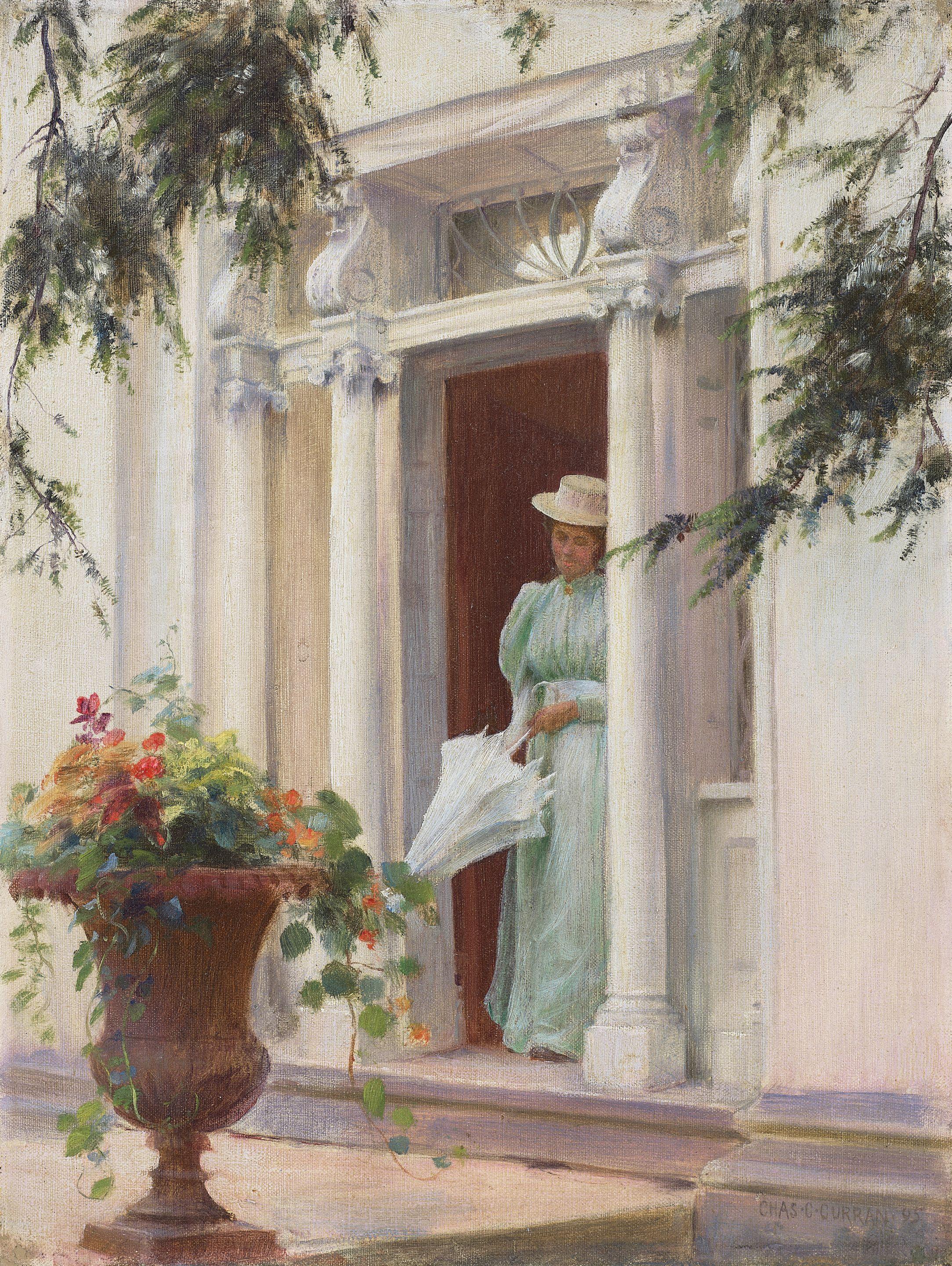 Charles Courtney Curran - Old Colonial Doorway