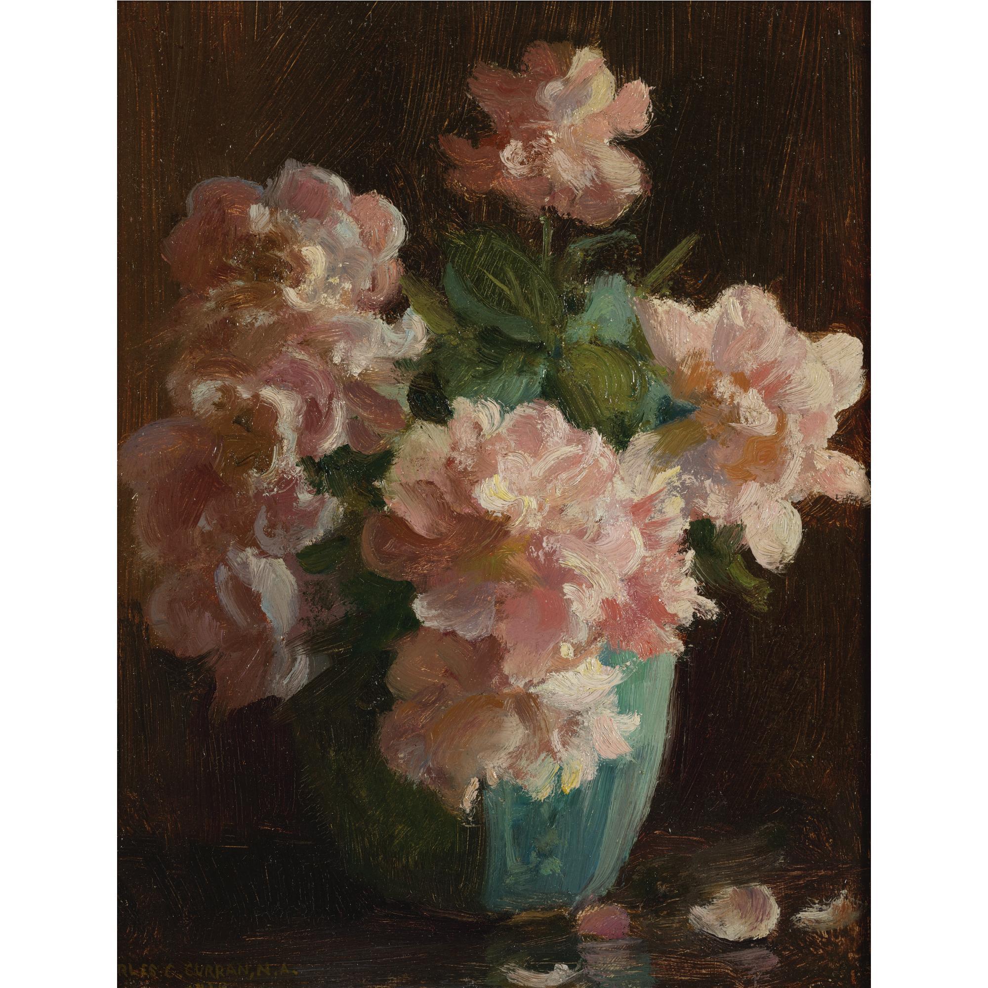 Charles Courtney Curran - Pink Roses